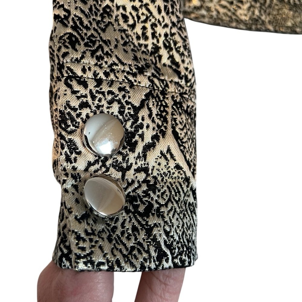 Buckle Daytrip Women's Snake Print Metallic Jacket - Picture 4 of 9